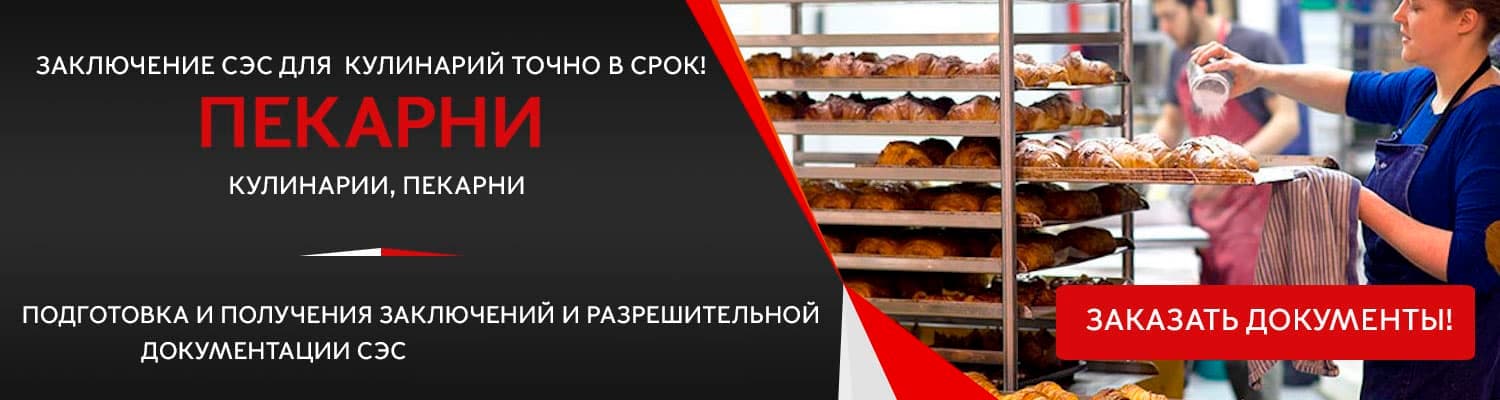 Документы для открытия пекарни в Звенигороде